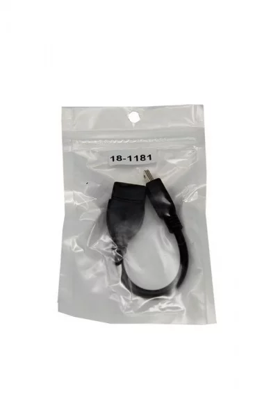 Кабель USB OTG mini USB на USB шнур 0.15м черн. Rexant 