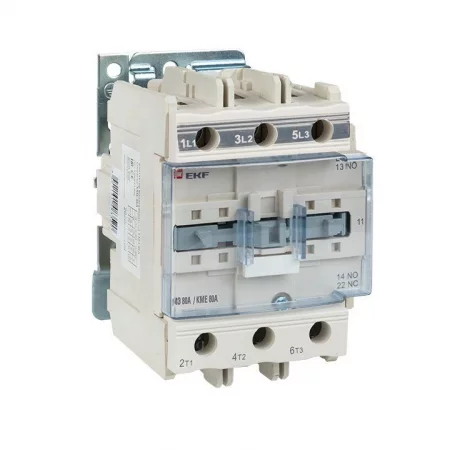 Контактор КМЭ 80А кат. 220В AC 1НО+1НЗ EKF 
