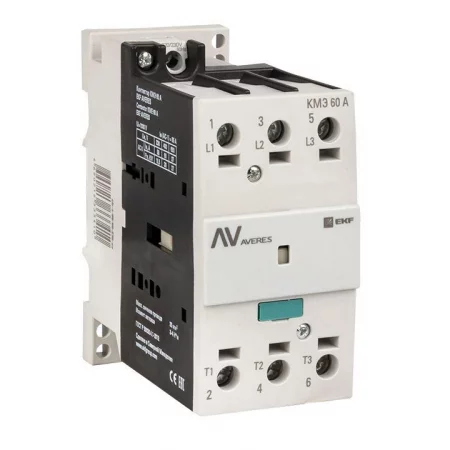 Контактор КМЭ 60А 230В АС AVERES EKF 