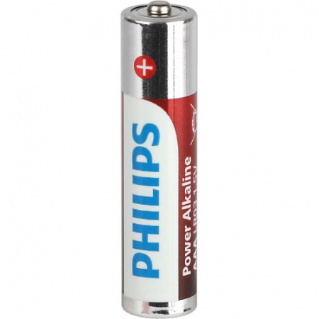 Элемент питания алкалиновый AAA/LR03 1.5В Power (блист. 20шт) Philips 