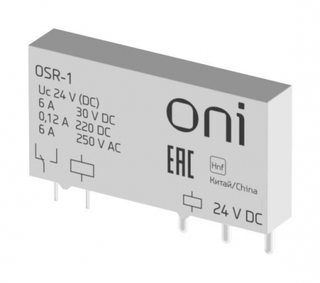 Реле ультратонкое OSR 1C 24В DC ONI 
