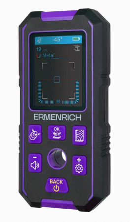 Детектор скрытой проводки Ping SM70 фиолет. Ermenrich 