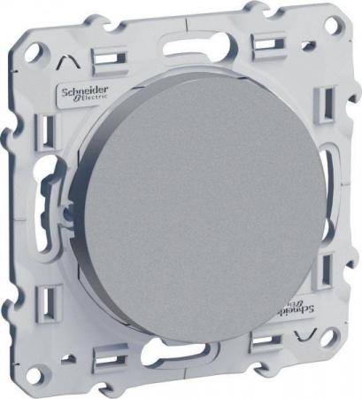 Механизм выключателя 1-кл. СП Odace 10А IP21 (сх. 1) алюм. SchE 