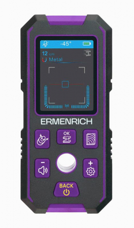 Детектор скрытой проводки Ping SM70 фиолет. Ermenrich 